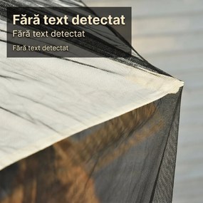 Outsunny Plasă de Protecție pentru Umbrelă de Soare, Copertină și Casă Plasă, Negru, 7.5' | Aosom Romania