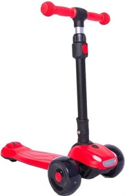 Trotineta copii cu roti luminoase din silicon NOVOKIDS™ Furious , cu melodii si lumini, 3 roti,pliabila, maner reglabil pe inaltime,maxim 50 kg,