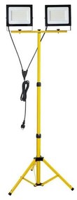 Proiector LED cu suport TIGRA 2xLED/100W/230V 4000K IP54 negru/galben