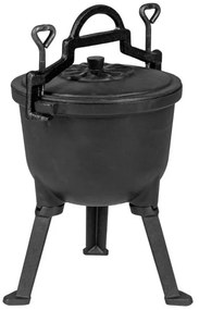 Oală din fontă cu picioare 8 litri emailată