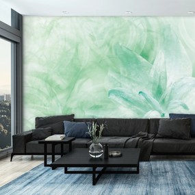 Fototapet - Floare verde (147x102 cm)