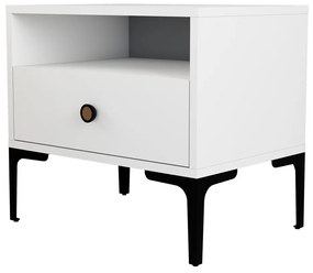 Nightstand Lisbon alb