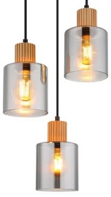 Globo 15768-3H - Lustră suspendată pe cablu ALEIDIS 3xE27/25W/230V, Ø 30 cm