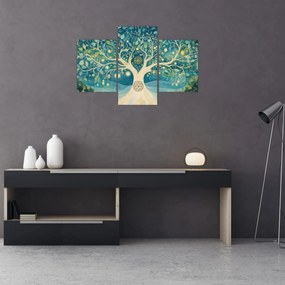 Tablou – Arbore magic cu spirale (90x60 cm)