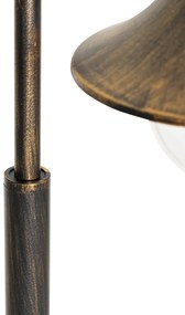 Lampa de exterior inteligenta auriu antic 125 cm IP44 cu WiFi A60 - Daphne