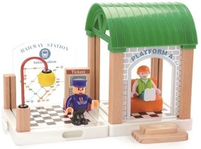 2Kids Toys - Set de tren Oraș și Sat, 200 piese