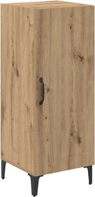 vidaXL Bufet Stejar Artizanal 34,5 x 34 x 90 cm Lemn compozit