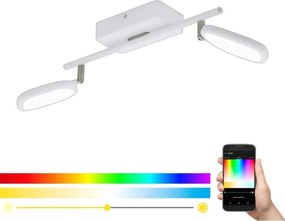 Eglo 97692 - Spot LED RGB PALOMBARE-C 2xLED/5W/230V