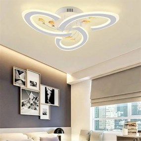 Lustra LED Cu Telecomanda, Lumina Rece, Calda si neutra cu Intensitate Reglabila Elit's Esnk53-3r, 108w