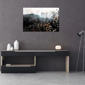 Tablou - Ilustrație de flori sălbatice (90x60 cm)