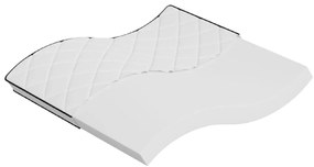 vidaXL Saltea din spumă, fermitate medie moale, 180x200 cm