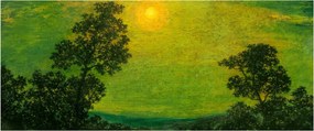 Tablou - Imitator of Ralph Albert Blakelock, Moonlight, reproducere (120x50 cm)