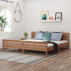 Cadru de pat, 200x200 cm, lemn masiv de tec 200 x 200 cm