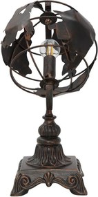 Veioză neagră cu abajur din metal (înălțime 40 cm) World Industry – Mauro Ferretti