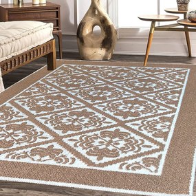 Covor tesut din Bumbac, maro, diverse marimi, CBB304