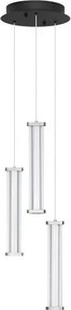 Lustra cu 3 pendule LED 2700K PHEME nickel satinat