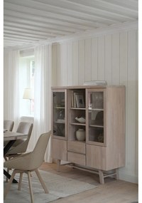 Scaune de dining bej 2 buc. Alison – Rowico