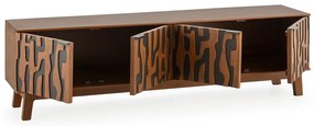 Comodă TV maro din lemn de mango 180x50x40 cm Kantu – MOME