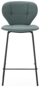 Scaune de bar verde 2 buc. (înălțime șezut 67 cm) Maura – Marckeric