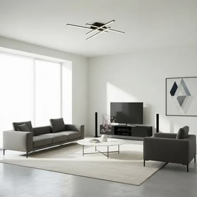 Brilagi - Plafonieră LED STRIPES LED/37W/230V neagră