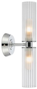 Markslöjd 109027 - Aplică de perete pentru baie RIMINI, 2xG9/20W/230V, IP44, crom lucios
