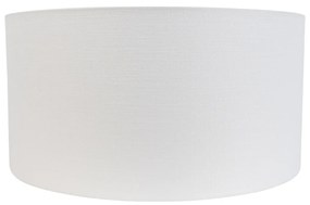 Abajur din material textil alb 50/50/25