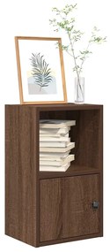 vidaXL Bibliotecă, stejar maro, 31x24x52 cm, lemn prelucrat