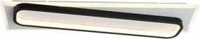 Brilagi - Plafonieră LED dimabilă OUTLINE LED/52W/230V 15x60 cm alb/negru + telecomandă