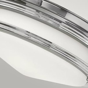 Quintiesse QN-HADRIAN-FS-CM-OPAL - Plafonieră de exterior HADRIAN 2xE27/40W/230V IP44, crom, difuzor opal