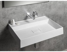 Baterie argintiu-lucios pentru chiuvetă încastrată (1 ieșire) Latus – Sapho