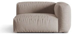 Modul pentru canapea modulară bej (cu colț pe partea dreaptă) Martina – Micadoni Home