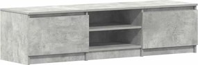 vidaXL Dulap TV, gri beton, 140x40x35,5 cm, lemn prelucrat
