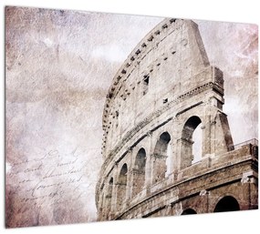 Tablou pe sticlă - Colosseum, Roma, Italia (70x50 cm)