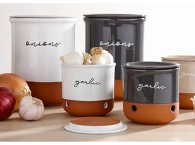 Recipient din teracotă pentru ceapă și usturoi Eco – Ladelle