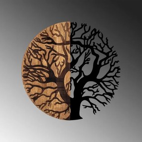 Decorațiune de perete d. 56 cm lemn/metal copac