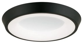 Plafoniera LED design circular LOOK negru