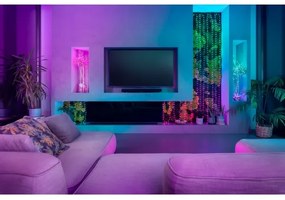 Instalație LED RGB dimabilă de Crăciun 100xLED 8 m USB Wi-Fi Twinkly TWKP100RGB-T