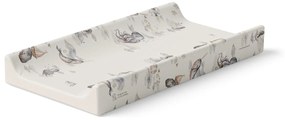 Saltea de infasat cu spate intarit si margini de protectie 50x80 cm, Magic Sea Animals