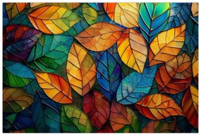 Tablou - Mozaic din frunze (90x60 cm)