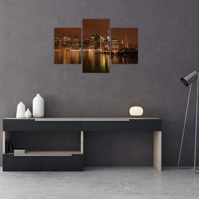 Tablou orașului nocturn (90x60 cm)