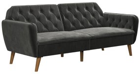 Canapea extensibilă Novogratz 106Numărul de locuri: 3, Gri, 83x211x85cm, 47 kg, Picioare: Lemn