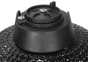 Grătar ceramic Kamado cu rafturi și suport 32,5 cm