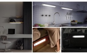 Corp de iluminat LED reîncărcabil cu senzor pentru corpuri de mobilă Aigostar LED/1,5W/5V 4000K