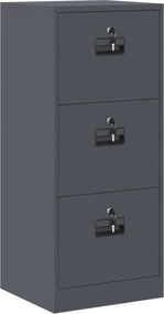 vidaXL Dulap pentru Fișiere cu sertar Antracit 44 x 50 x 106.5 cm
