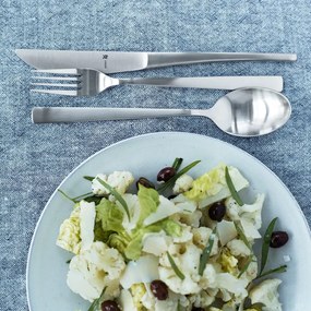 Set tacamuri Corvo WMF 30 piese, Cromargan protect, Oglindă și lustruit manual, Oțel inoxidabil 18/10, Argint