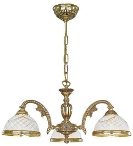 Candelabru din alama cu 3 brate design italian 7102