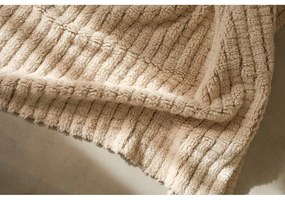 Covor tip traversă bej lavabil/țesut manual din lână 80x230 cm Unexpected Wool – Lorena Canals