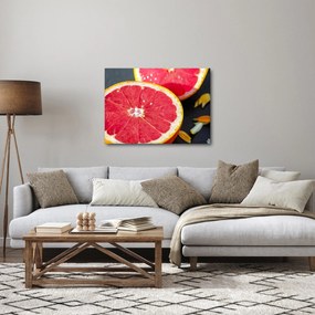 Tablou cu grapefruit tăiat (70x50 cm)