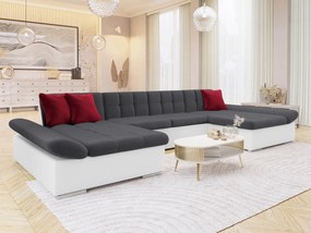 Canapea extensibilă Agnara (soft 017 (Alb) + kronos 22 + kronos 02). 1053619