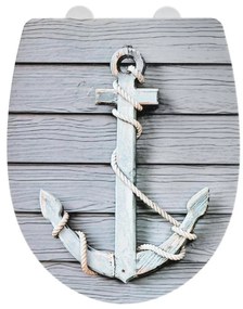 WENKO 23536100-WC capac RELIEF 36,5x45 cm multicolor/argintiu